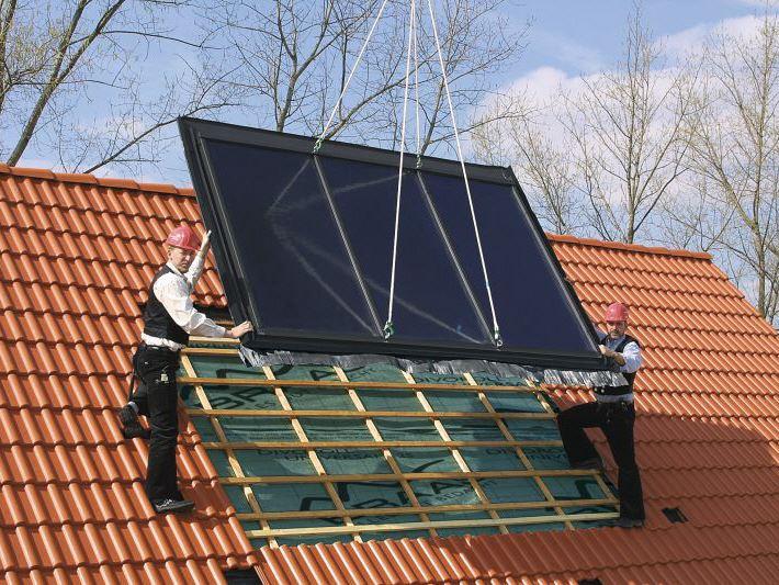 Solarsysteme mit kompletter Dachanbindung